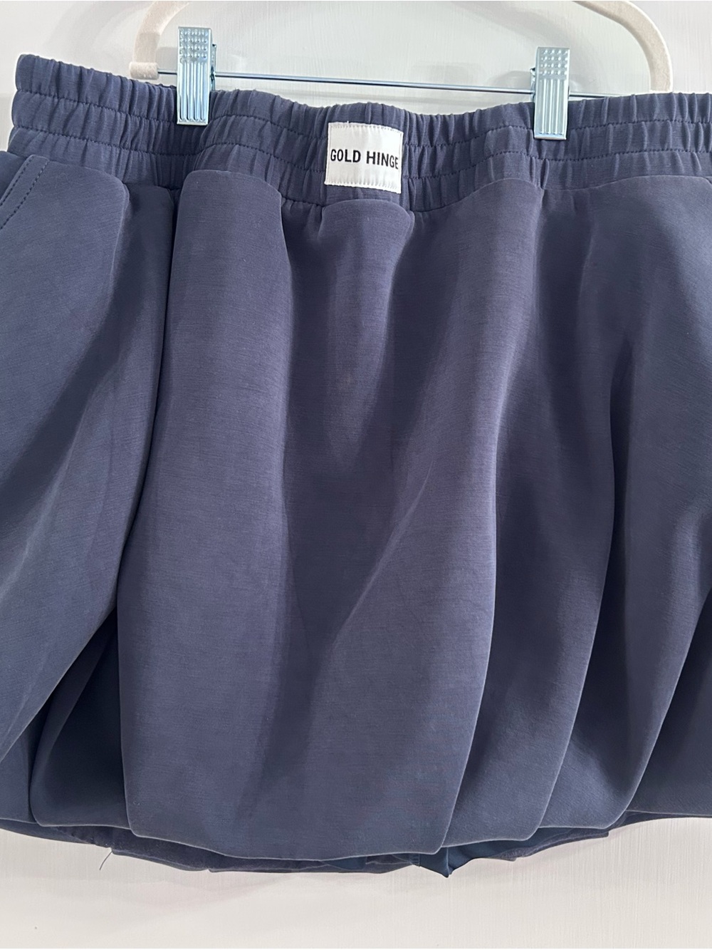 Gold Hinge STONE NAVY LUXESOFT BUBBLE SKIRT